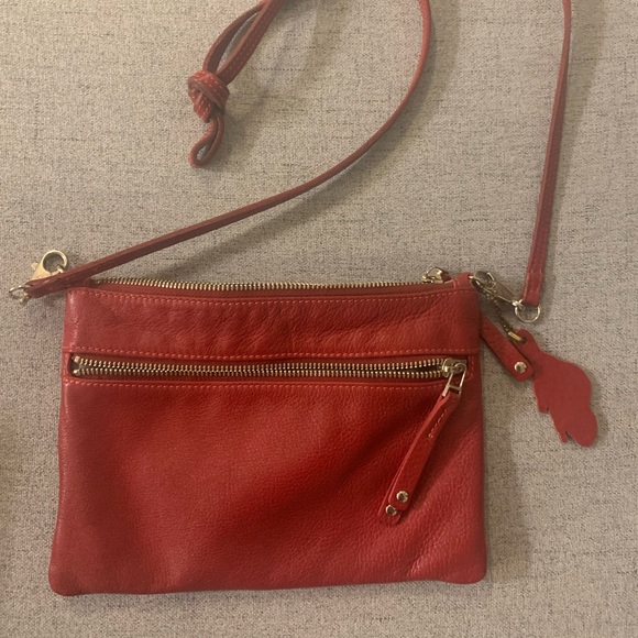 Roots Pink/Purple Crossbody Bag - Picture 1 of 4